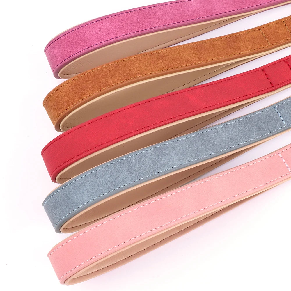 Ensemble collier et laisse rembourrés