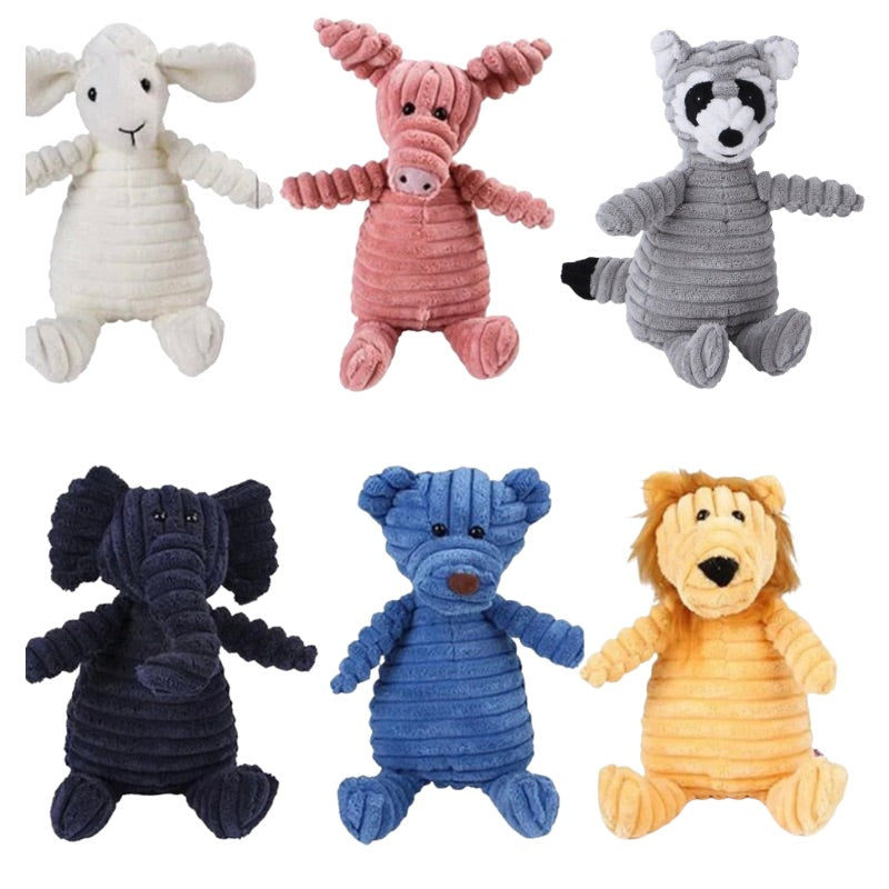 Peluche en velours cotelé