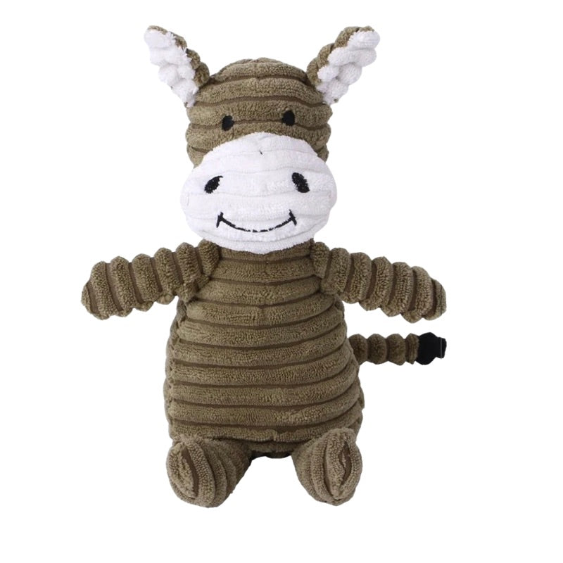 Peluche en velours cotelé