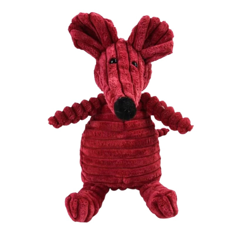 Peluche en velours cotelé