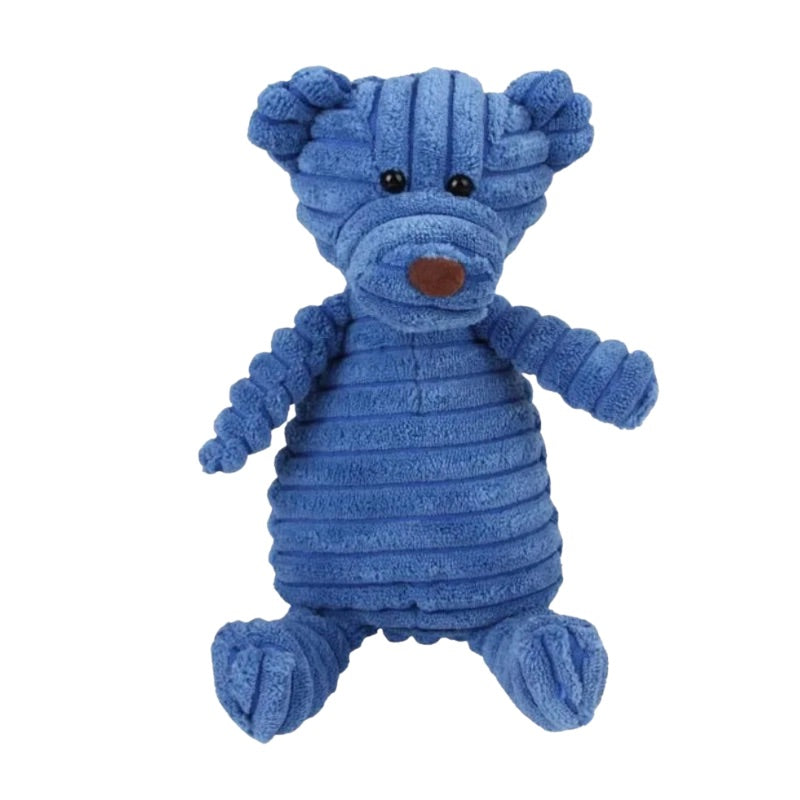 Peluche en velours cotelé