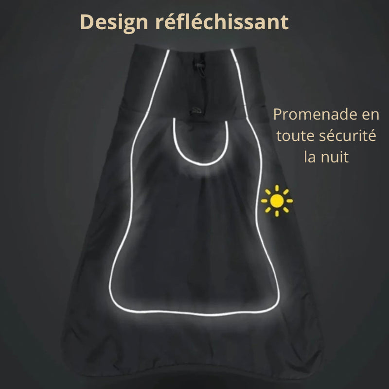 Manteau d’hiver imperméable doublé flanelle