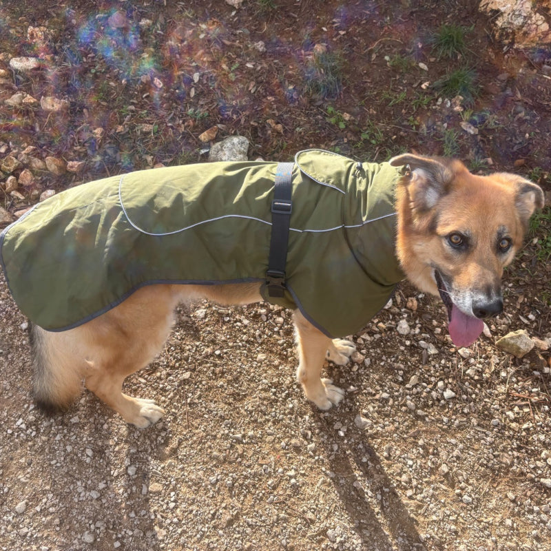 Manteau d’hiver imperméable doublé flanelle